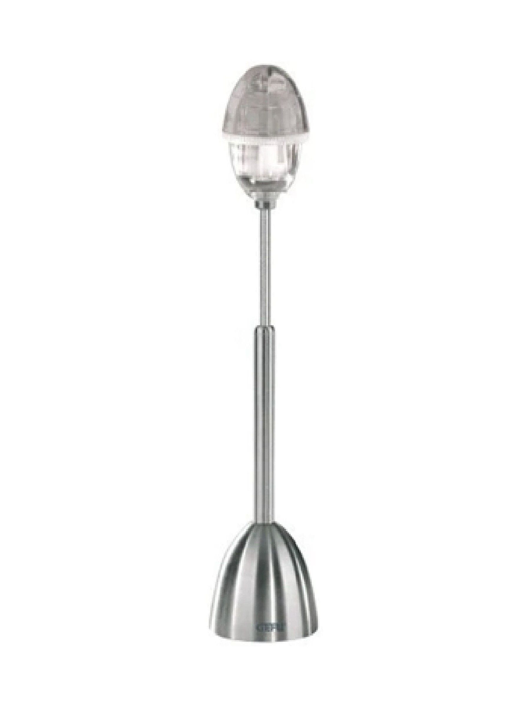 GEFU silver egg cracker with salt shaker, UK version
