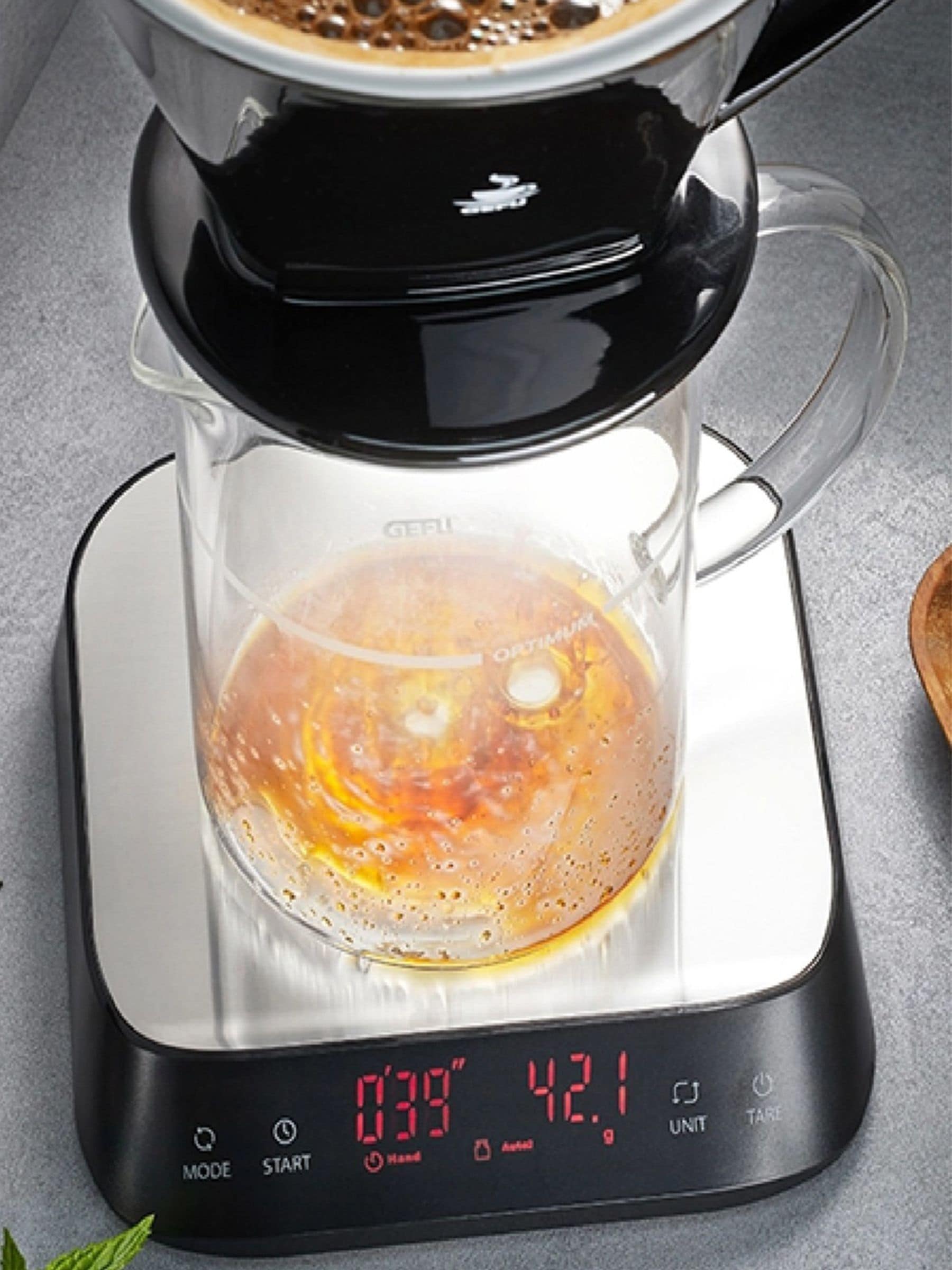 GEFU Preziso kitchen scale ONE, imported from the UK