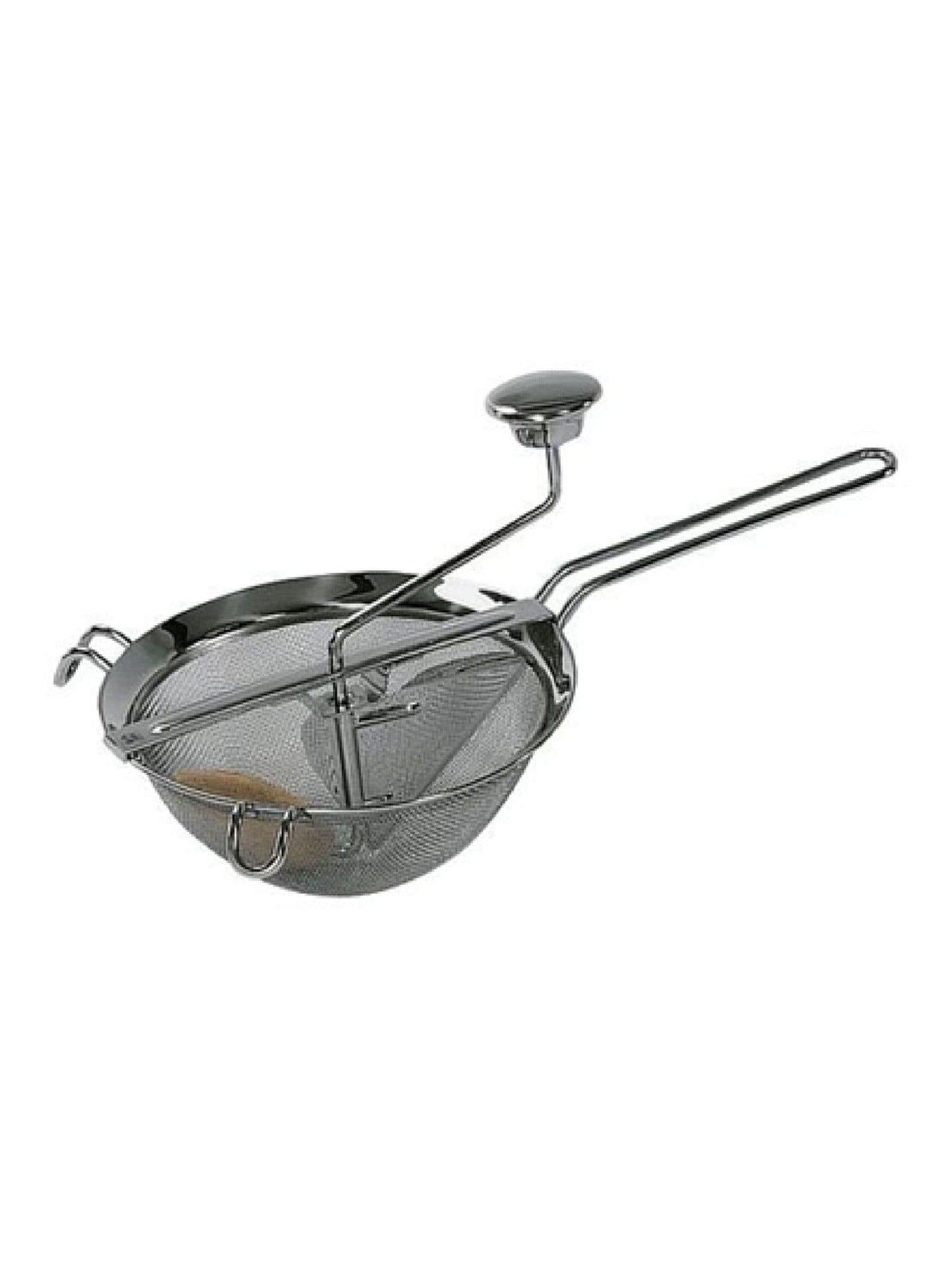 GEFU Silver Fleißiges Lieschen strainer press, UK version