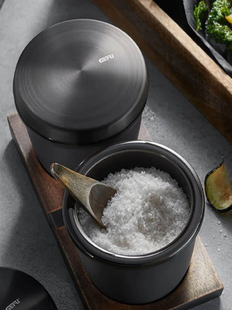 GEFU X-Plosion salt spice pot 150ml, imported from the UK