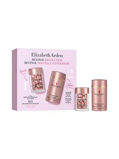 Next Elizabeth Arden Retinol Revolution 2 Piece Skincare Gift Set- Buy online at McGrocer