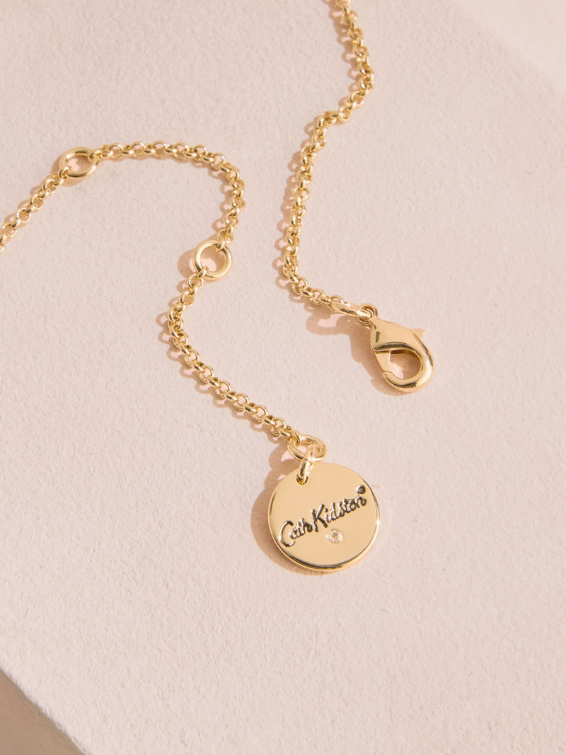 Cath Kidston gold-tone London bus pendant necklace (British brand)