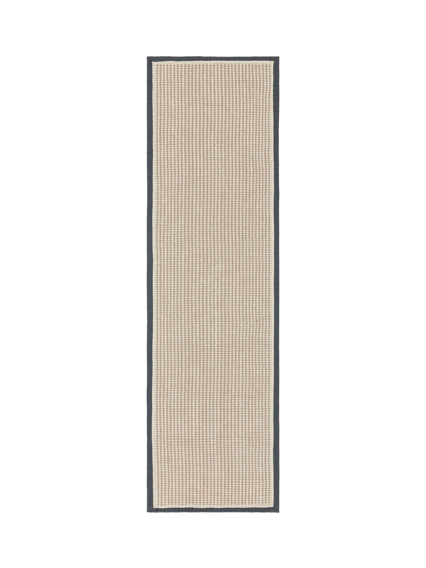Asiatic Rugs Korra loop runner slate cream jute wool - British product
