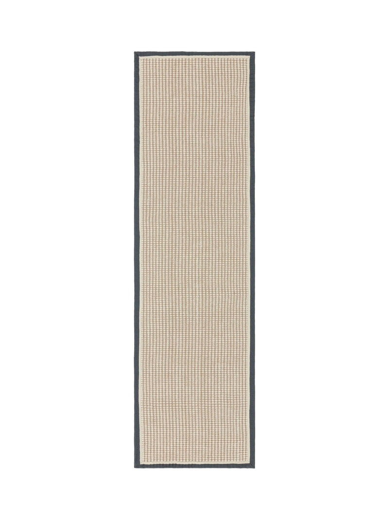 Asiatic Rugs Korra loop runner slate cream jute wool - British product