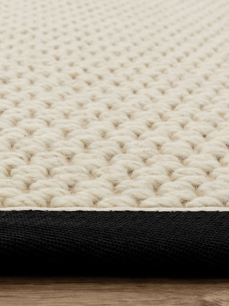 Asiatic Rugs Korra charcoal cream double loop rug (British brand)