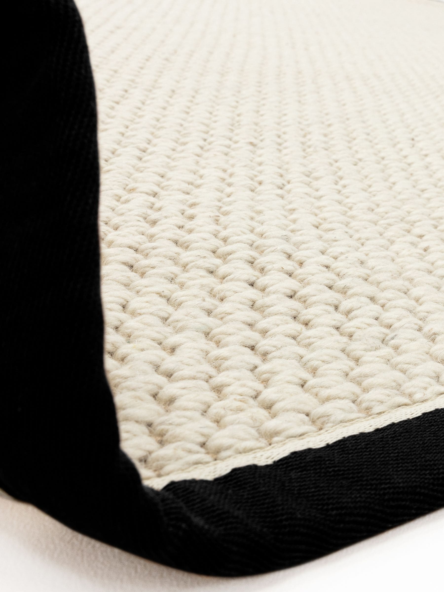 Asiatic Rugs Korra charcoal cream double loop rug (British brand)