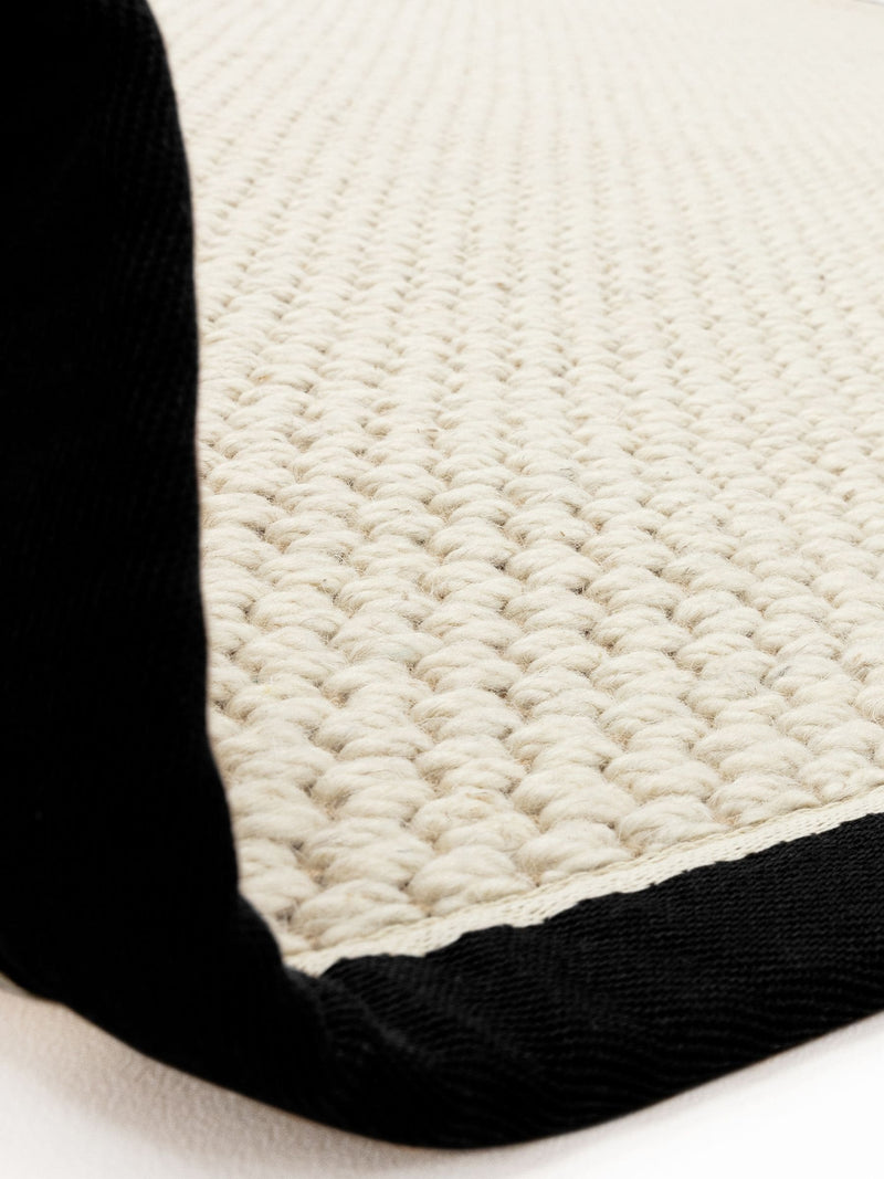 Asiatic Rugs Korra charcoal cream double loop rug (British brand)