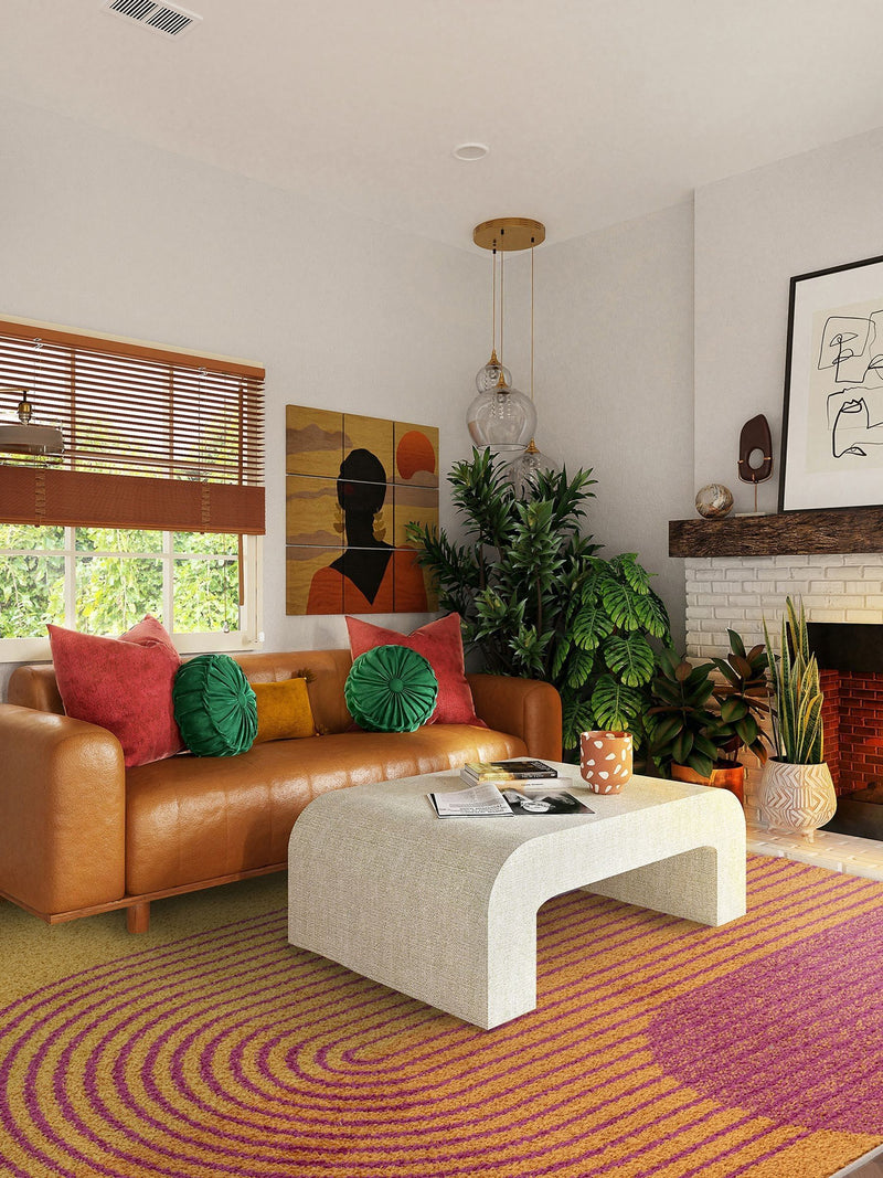 Asiatic Rugs Orange Muse Retro Rug