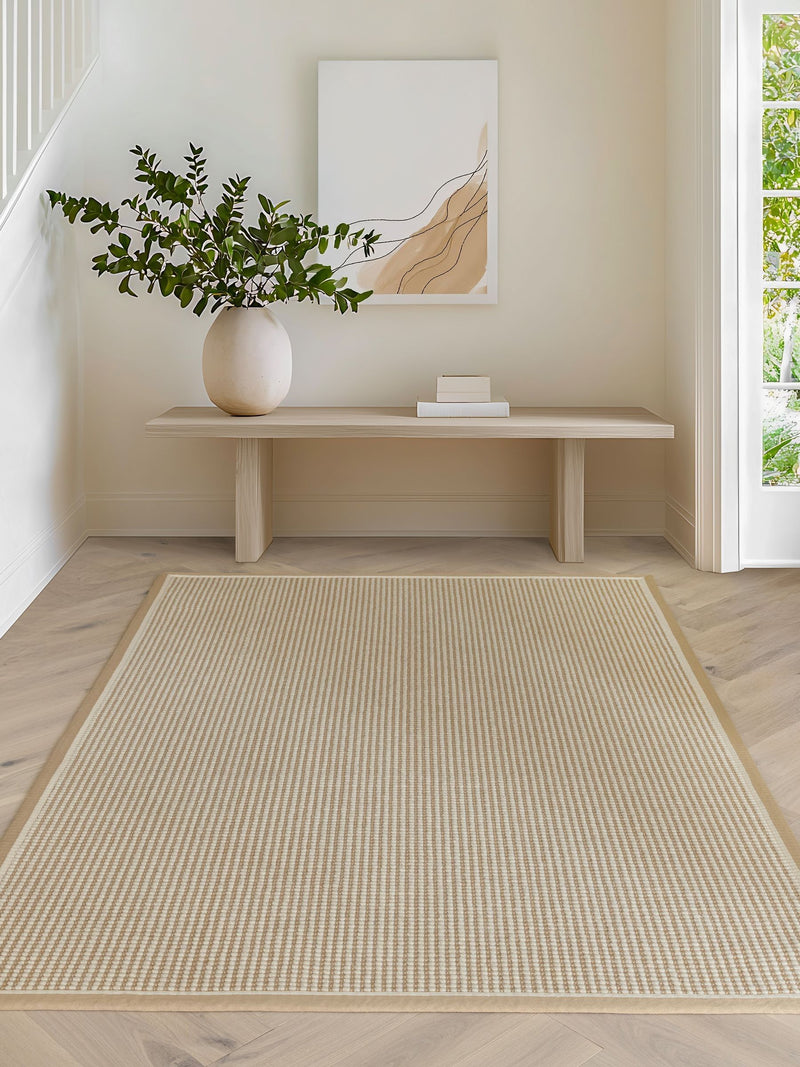 Asiatic Rugs Linen Cream Korra Loop Rug