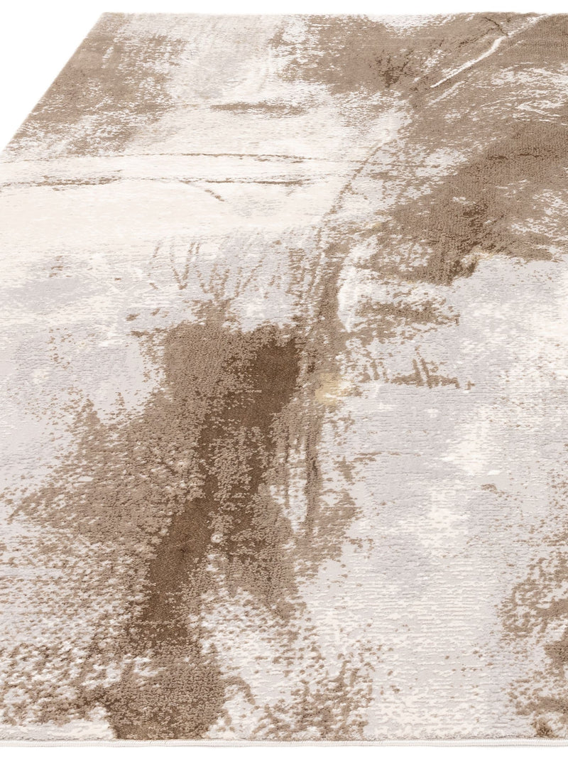 Asiatic Rugs Taupe Stellar Brushstroke rug (British brand)