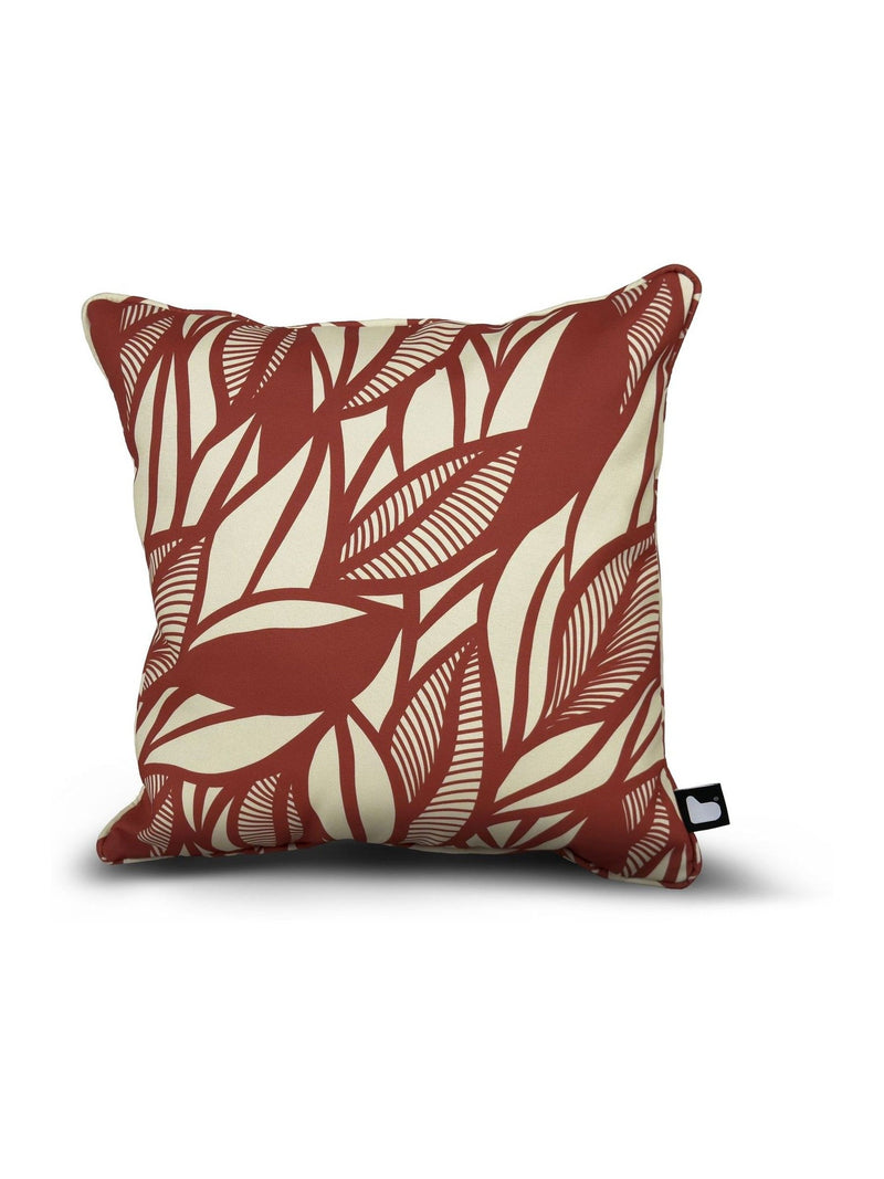 Extreme Lounging marsala red outdoor cushions 2 pack, imported from the UK