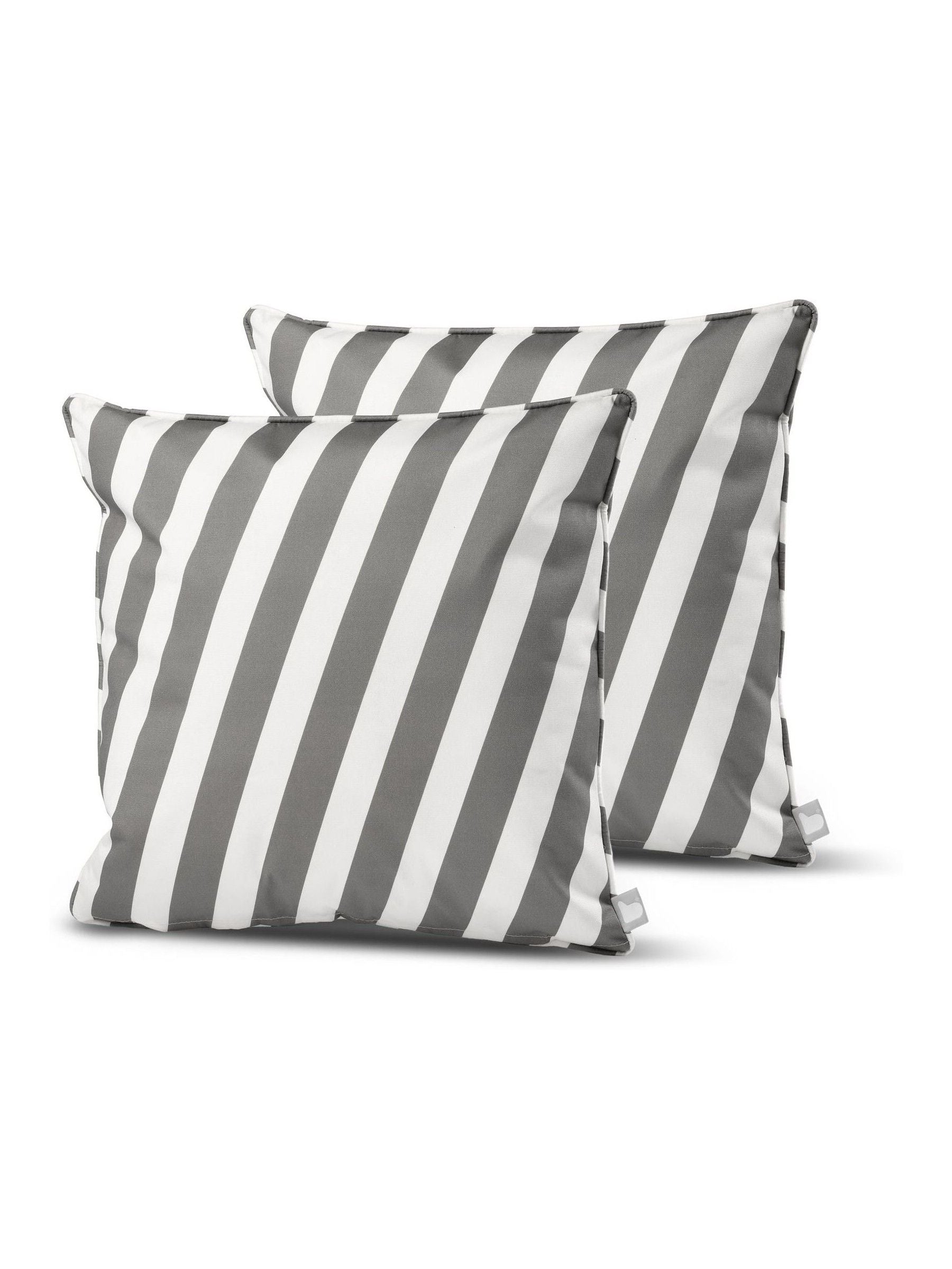 Extreme Lounging silver grey outdoor cushions 2 pack - British product