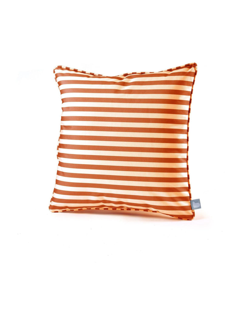 Extreme Lounging orange pencil stripe outdoor cushions 50x50 cm - British product