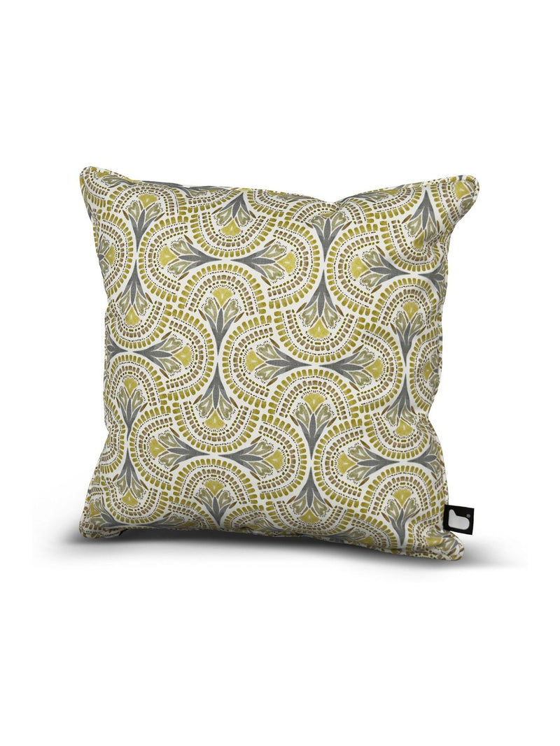 Prestigious Textiles outdoor cushions citrus yellow 2 pack 43x43cm - British product