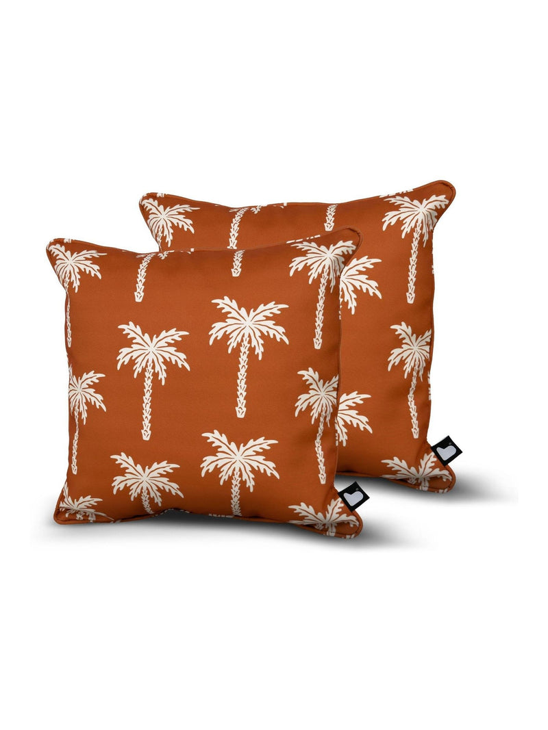 Extreme Lounging rust orange outdoor cushions 2-pack (British brand)