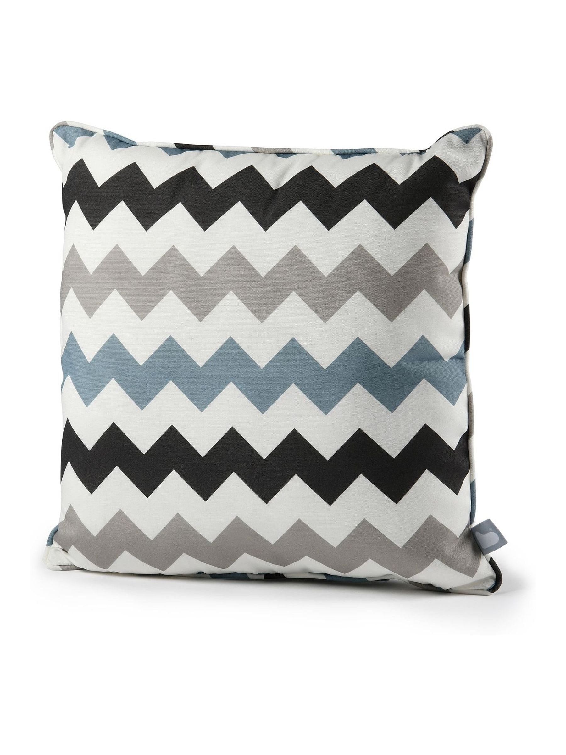B-Cushions outdoor cushion 2 pack chevron grey 50x50cm - British product
