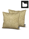 Extreme Lounging green William Morris outdoor cushions 43x43cm pack of 2 (British brand)