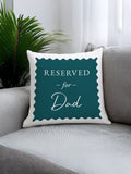 PMC teal blue Reserved For cushion 40x40cm, imported from the UK
