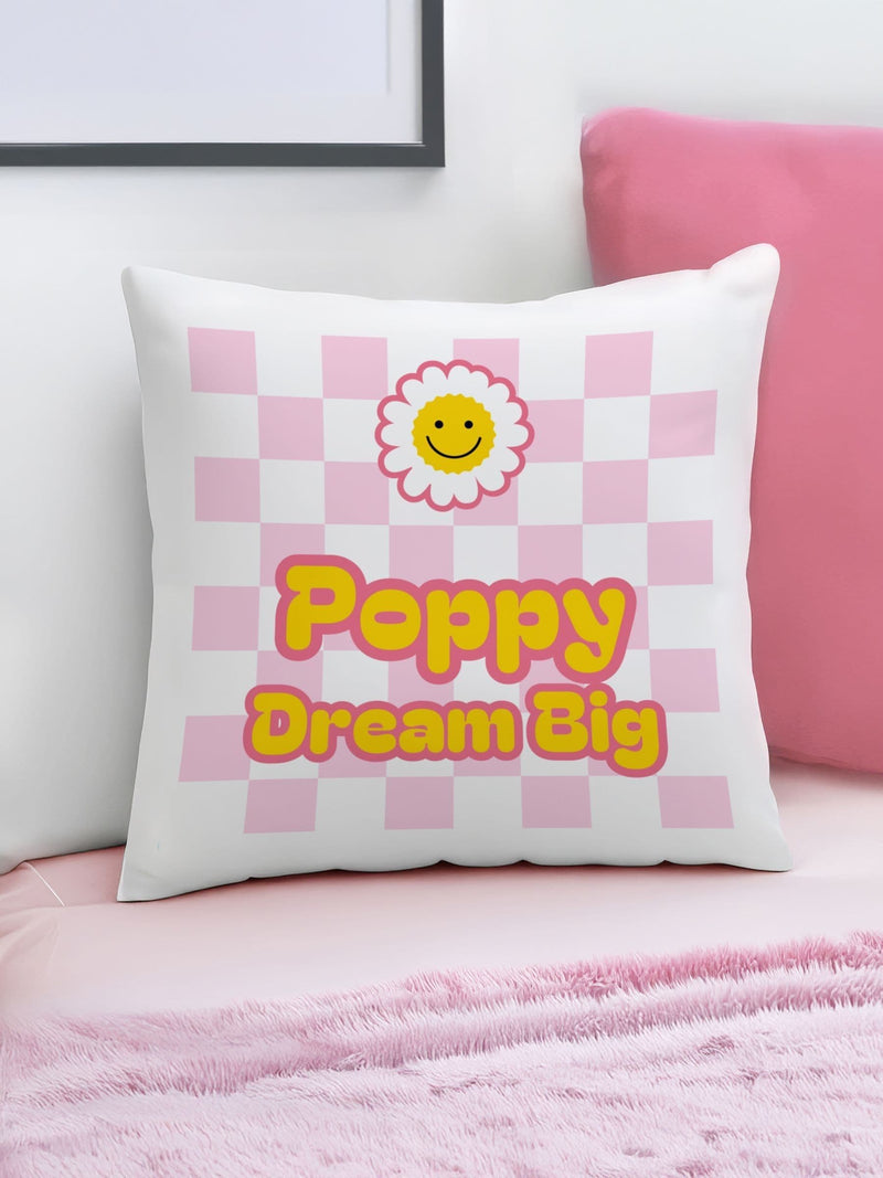 PMC personalised checked cushion 40x40cm - British product