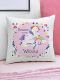 PMC personalised unicorn cushion 40x40cm, UK version