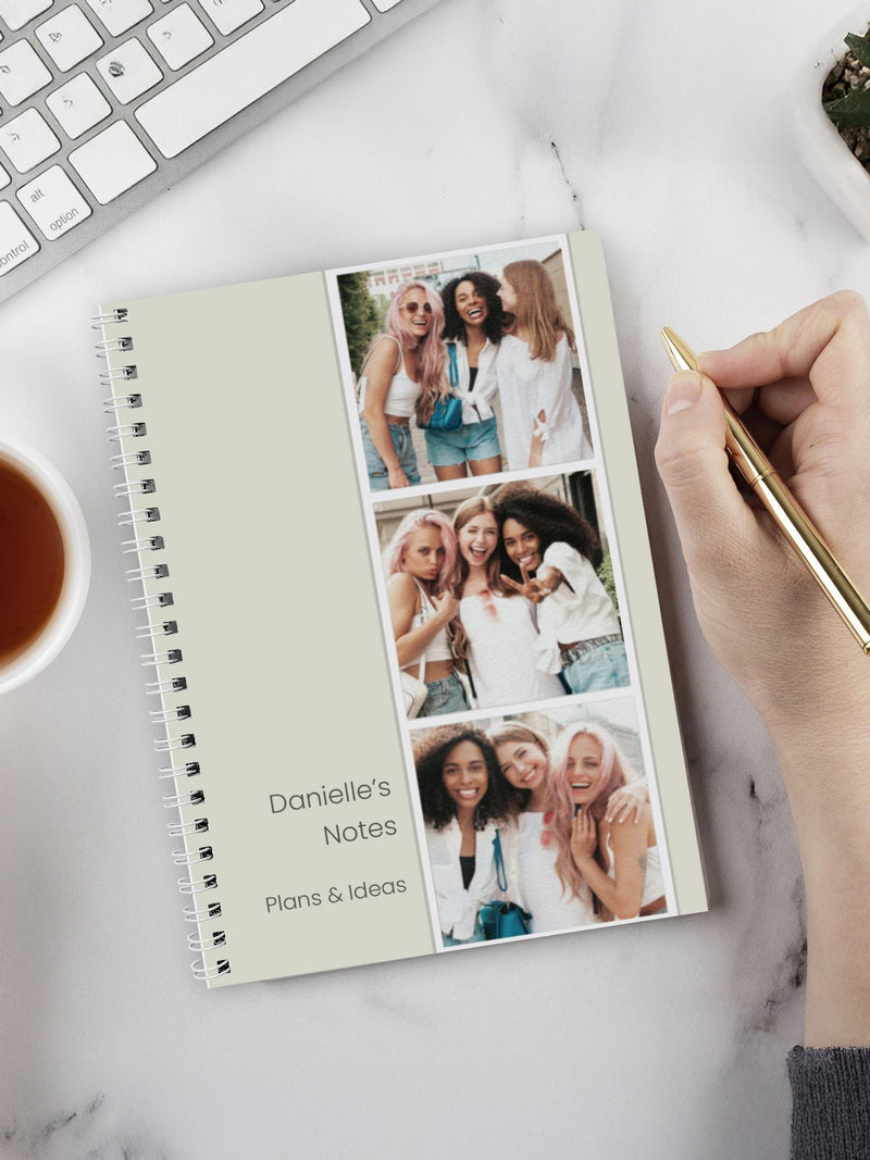 PMC personalised photo notebook A5, imported from the UK