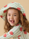 MORI Green Strawberry Floppy Sun Safe Swim Hat