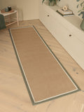 Asiatic Rugs Khaki Cream Bordo Herringbone Runner