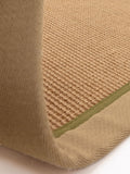 Asiatic Rugs Linen Sage Bordo boucle jute runner (British brand)