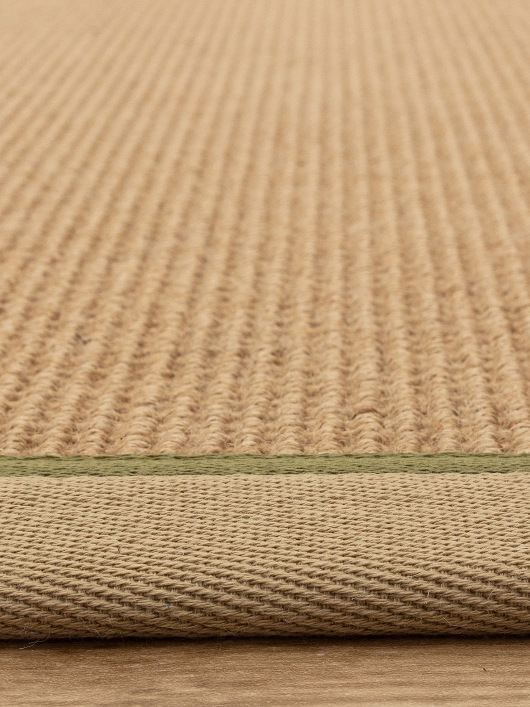 Asiatic Rugs Linen Sage Bordo boucle jute runner (British brand)