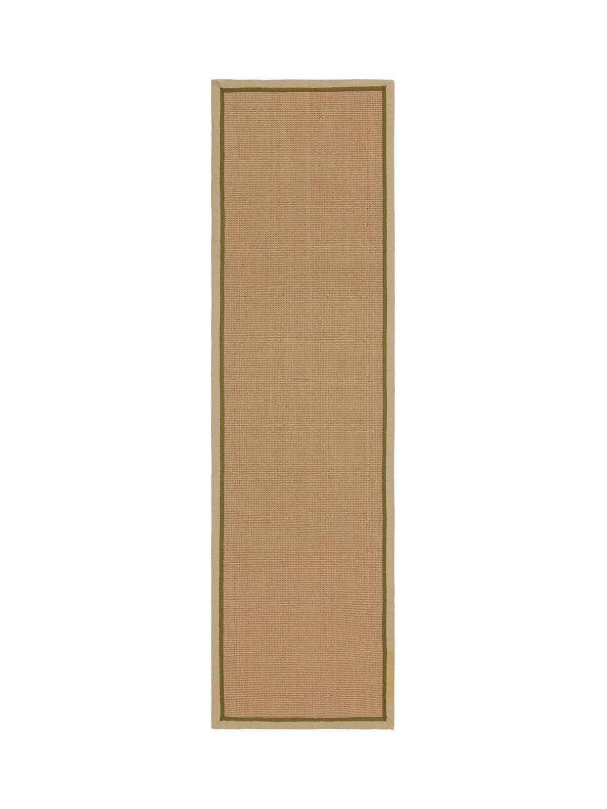 Asiatic Rugs Linen Sage Bordo boucle jute runner (British brand)
