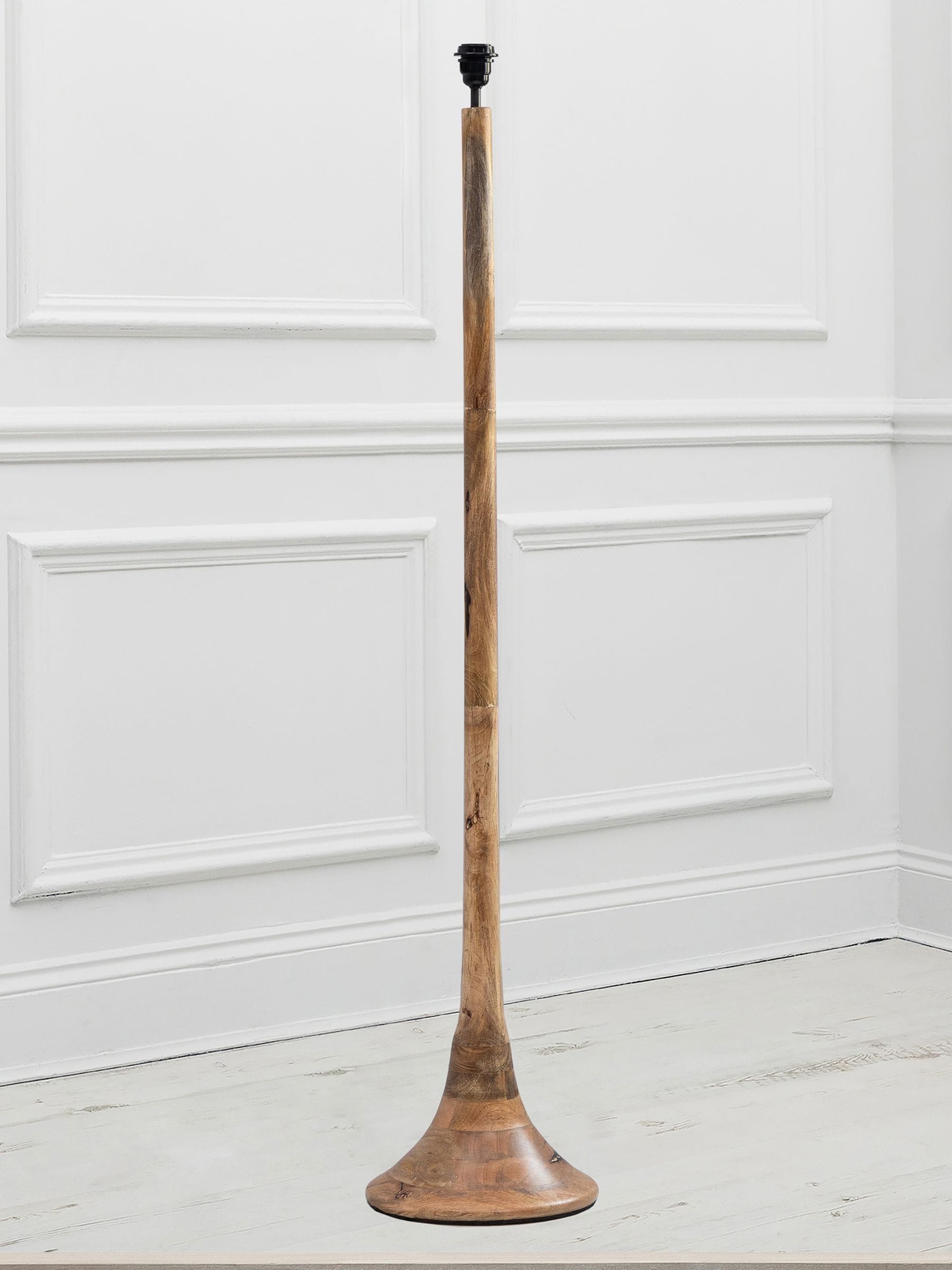 Voyage Maison Kinross floor lamp base in mango wood (British brand)