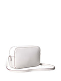Calvin Klein white foil logo camera bag (British brand)