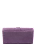 Lotus purple clutch bag with chain, imported from the UK