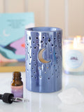 Something Different purple iridescent moon oil burner, imported from the UK