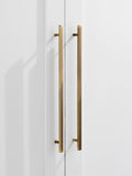 Pushka Home gold hexagonal cabinet handle 450mm (British brand)