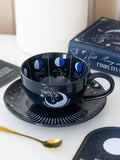 Something Different blue moon phase teacup and saucer set - British product