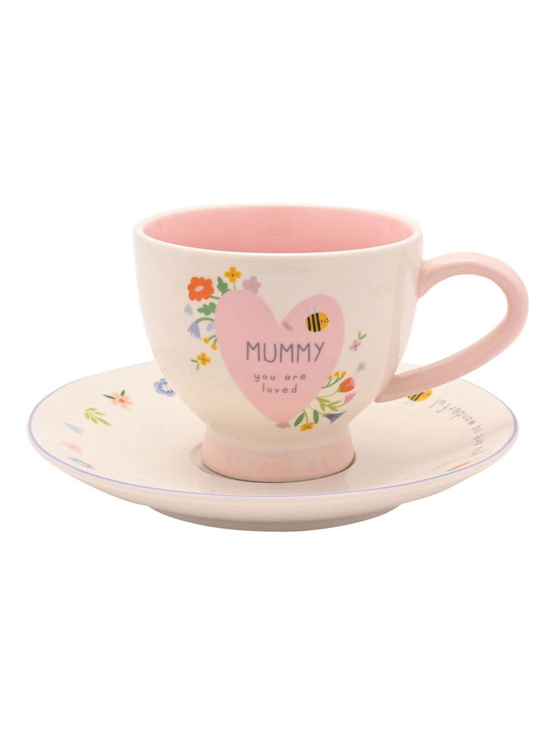 Widdop Cream Cup and Saucer Mummy 16cm, UK version