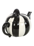 Something Different black striped pumpkin teapot 500ml (British brand)
