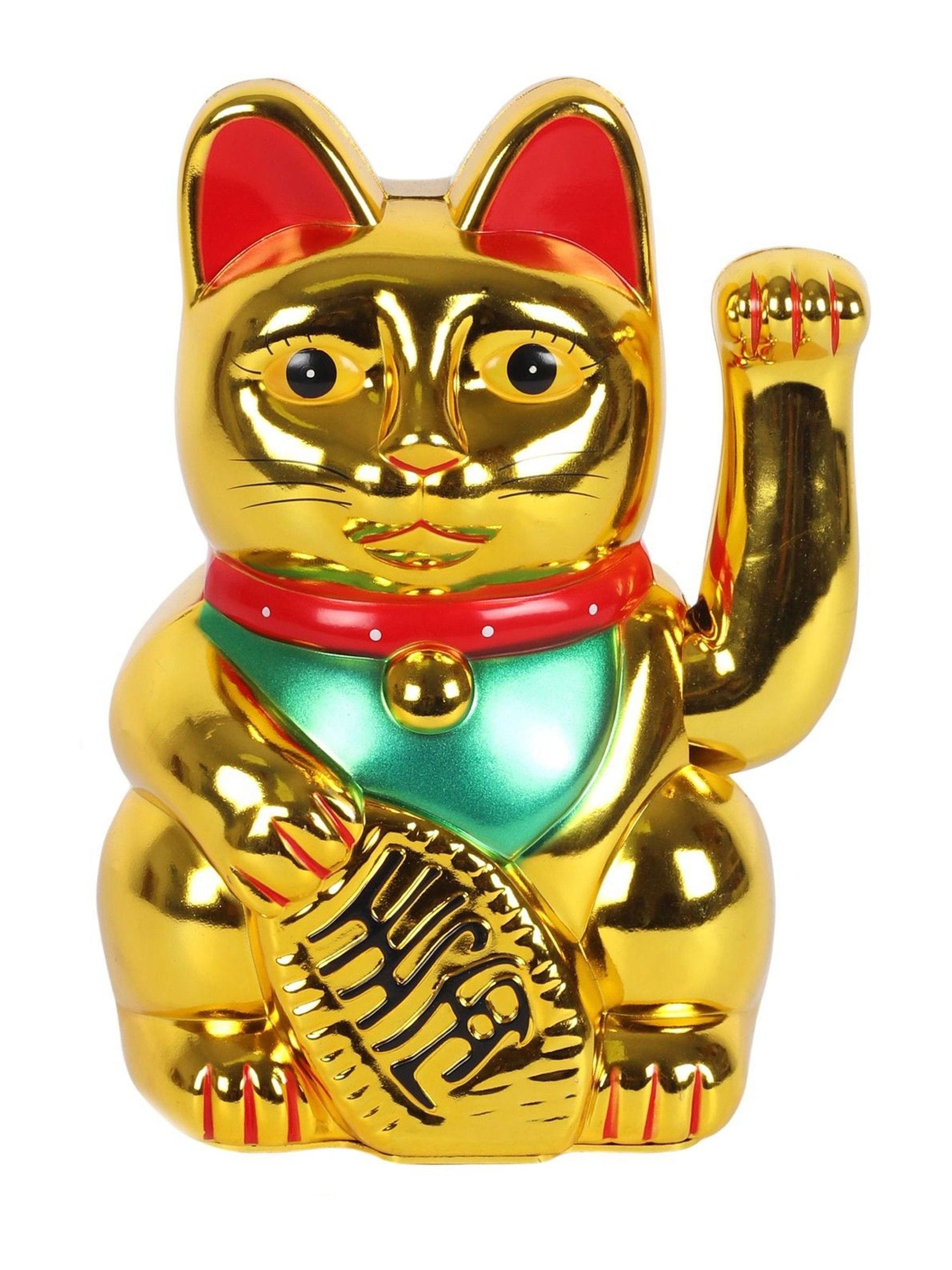 Something Different gold money cat 6 inch, imported from the UK
