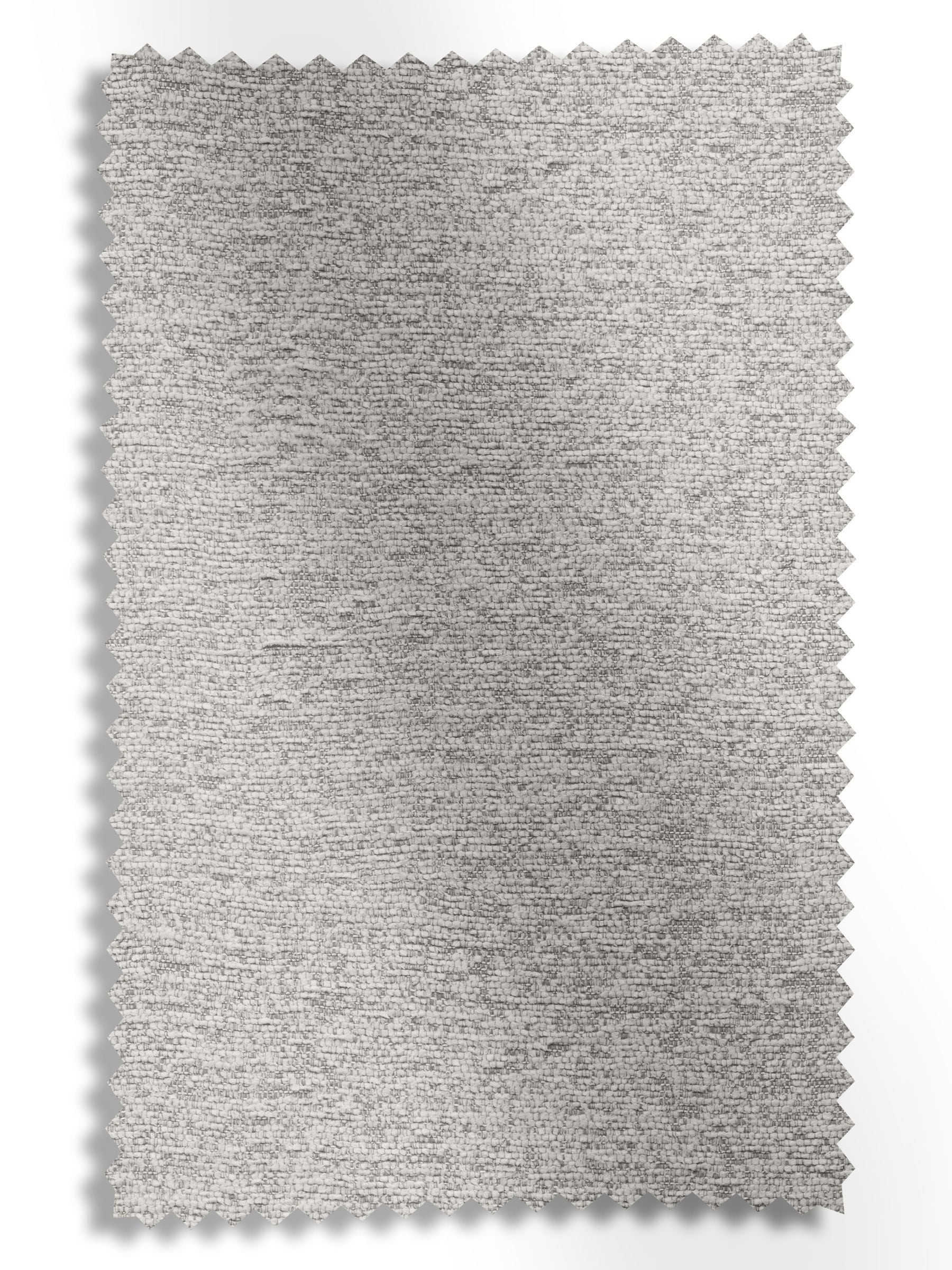 Grey boucle made to measure roman blind (British brand)
