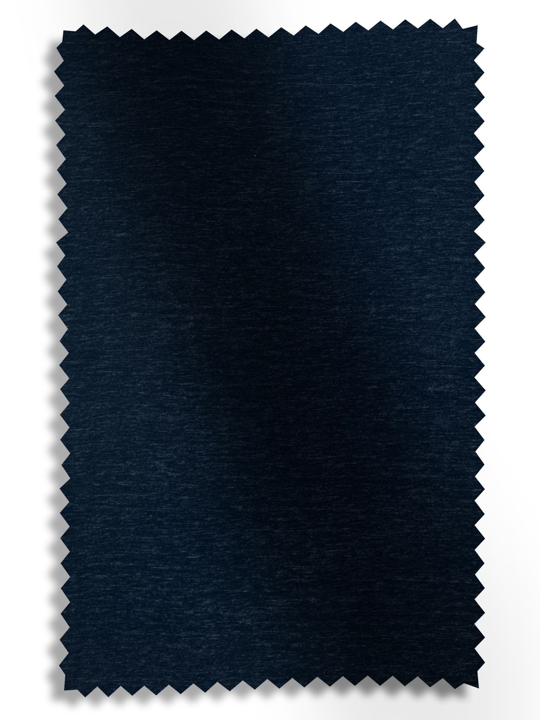 Navy blue chenille curtains made to measure - British product