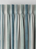 Azure Mordred made to measure blue stripe curtains, UK version