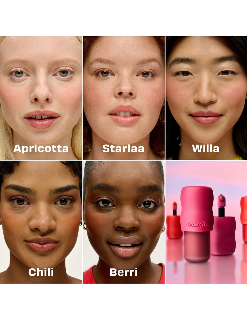 Benefit Play Daze natural matte liquid blush Apricotta (British brand)