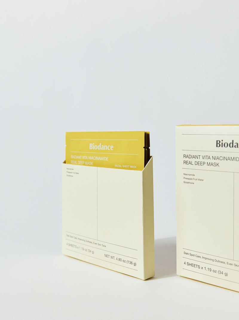 Biodance Niacinamide Real Deep Mask hydrogel 4 pack (British brand)