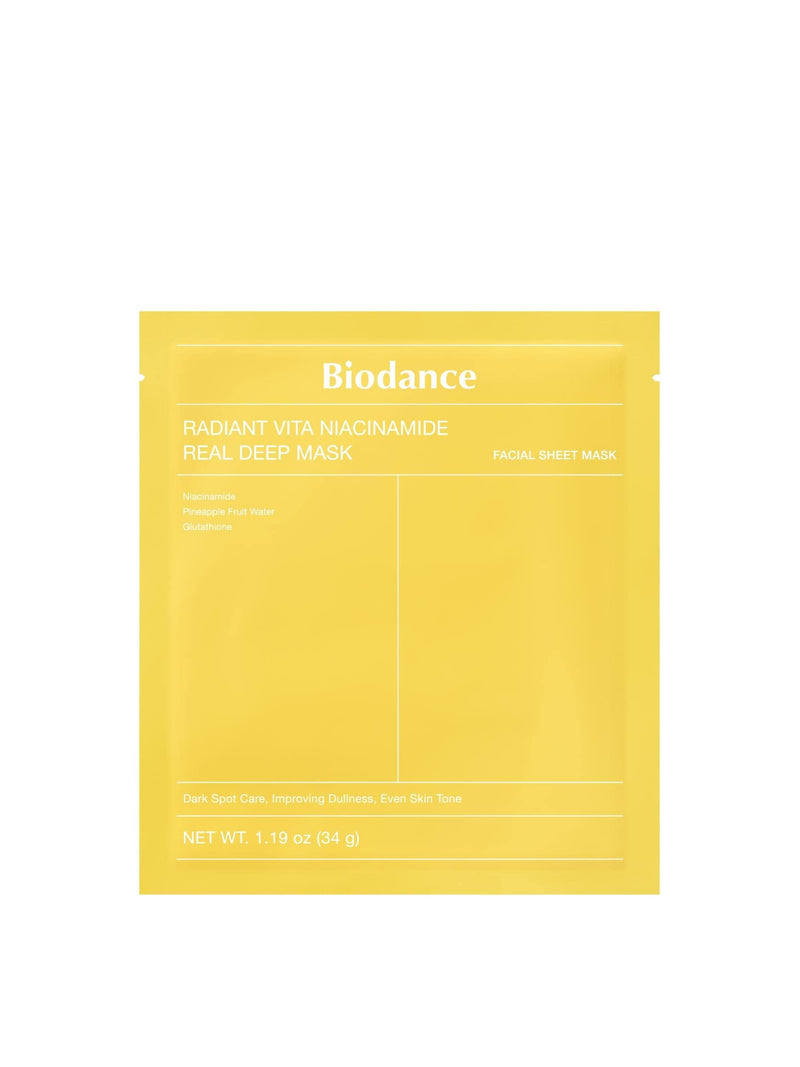 Biodance Niacinamide Real Deep Mask hydrogel 4 pack (British brand)