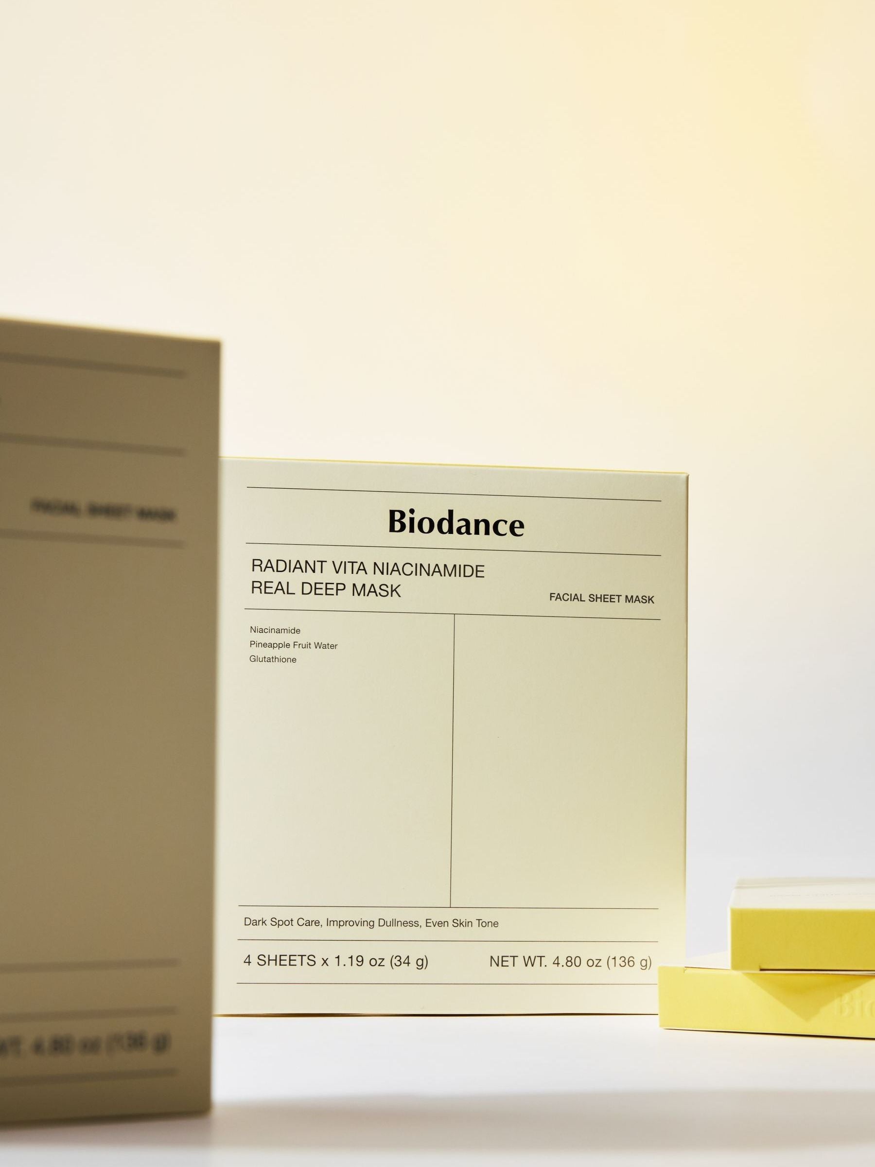 Biodance Niacinamide Real Deep Mask hydrogel 4 pack (British brand)