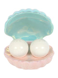 Something Different pink clam shell salt and pepper shaker set, UK version