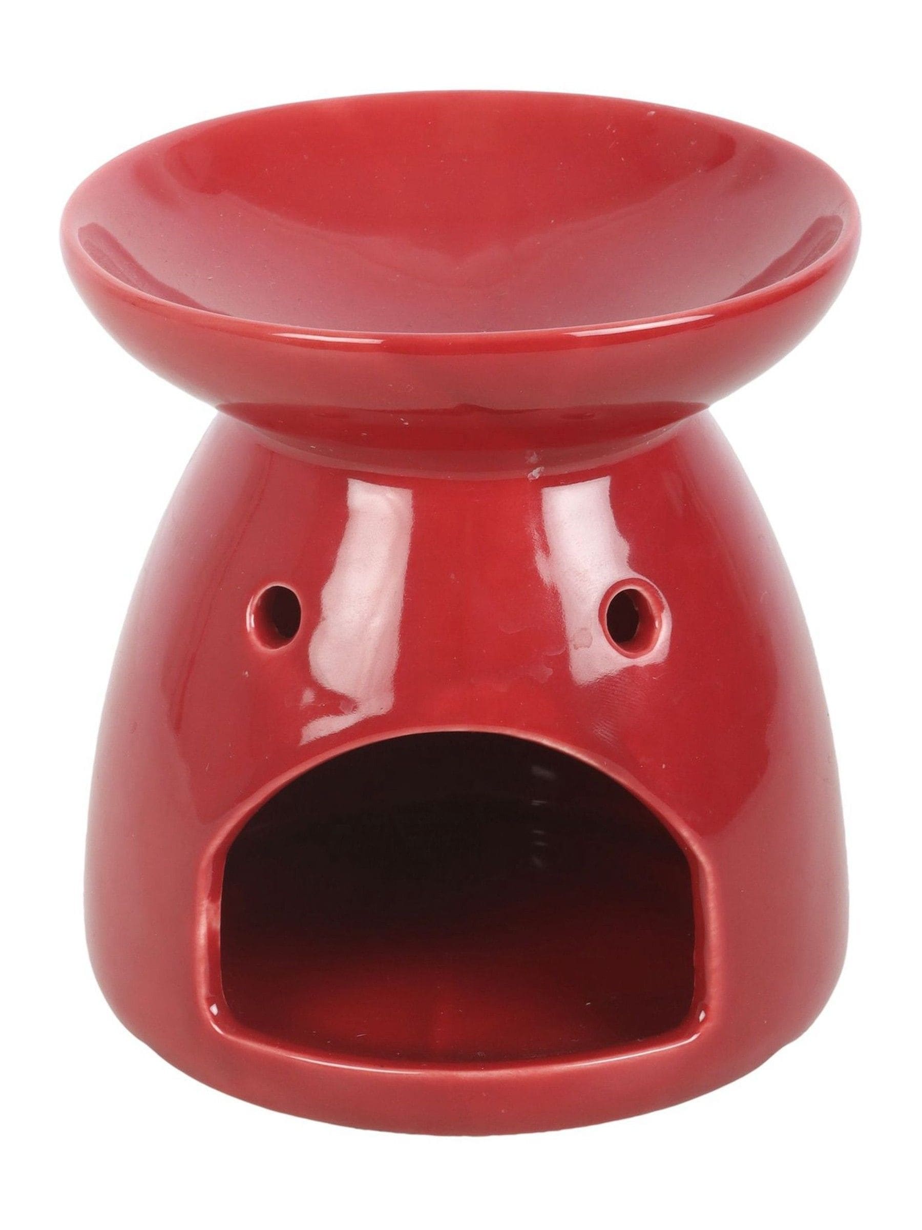 Something Different red sacred heart oil burner ceramic, UK version