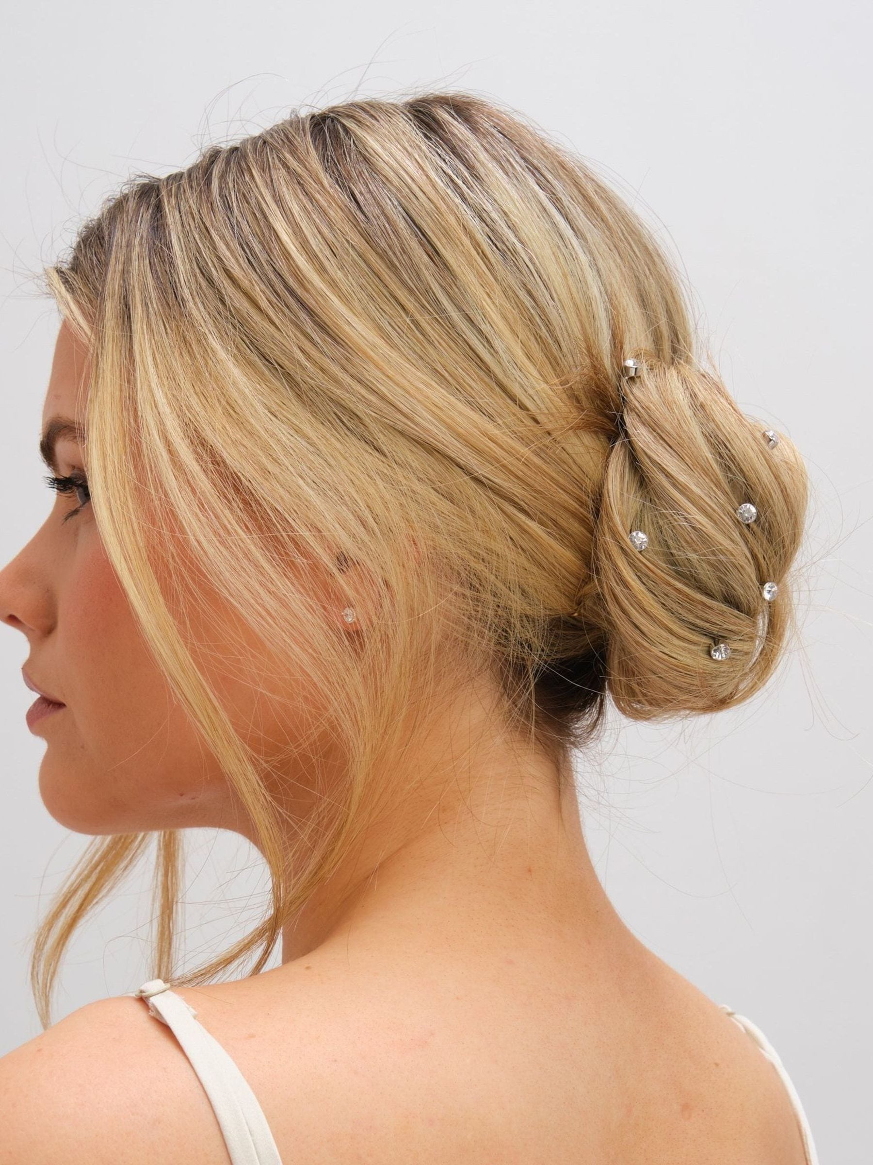 Jon Richard crystal hair pin 70mm, UK version