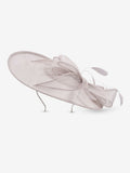 Jon Richard large bow fascinator in nude mink - British product